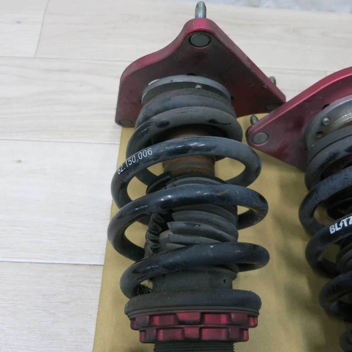 [送料無料] ◆BMW R53 ミニ クーパー S BLITZ サスペンション DAMPER ZZR 92484 車高調 ブリッツ ダンパー ZZ-R MINI 現状品◆