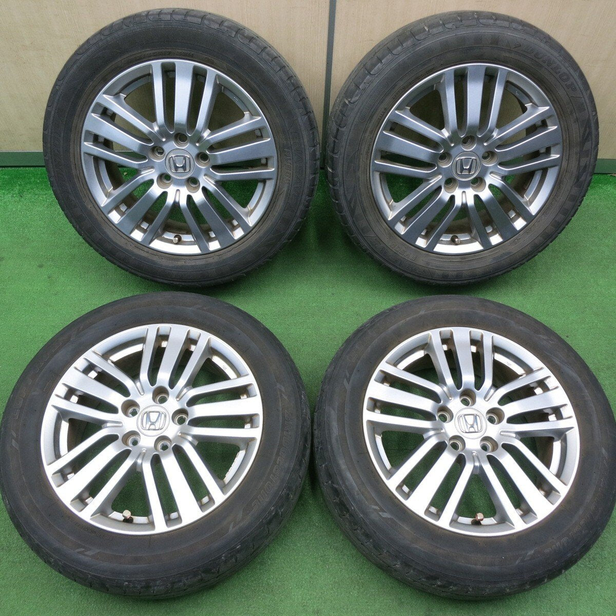 4本価格★ホンダ エリシオン 純正 215/60R17 ダンロップ エナセーブ RV504 ブリヂストン LUFT RV2 PCD114.3/5H★5020602TNノ