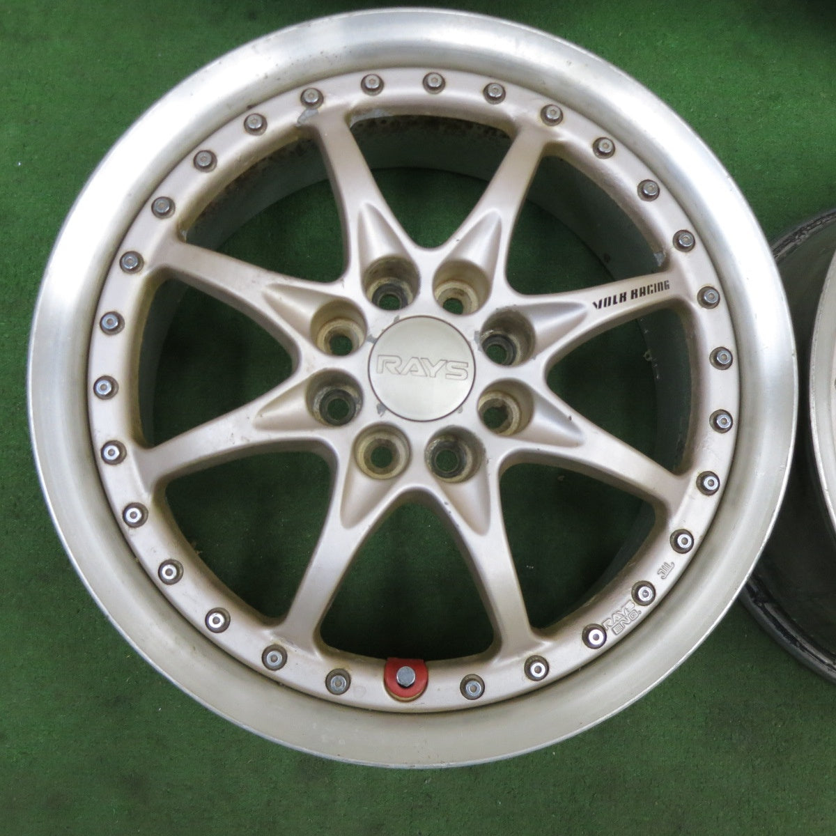 4本価格★RAYS VOLK RACING GR-N 15インチ ホイール レイズ ボルクレーシング 15×6.5JJ PCD100/4H★6011905ナホ