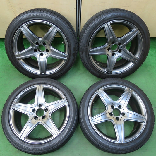 バリ溝！8.5分★ベンツ 等 AGA Burg 255/40R18 スタッドレス ブリヂストン ブリザック VRX2 VRX 18インチ PCD112/5H★5021115イス