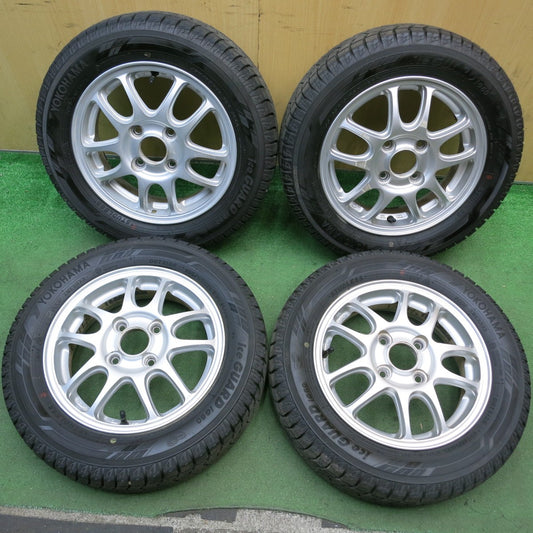 バリ溝！23年！9分★スタッドレス 155/65R13 ヨコハマ アイスガード iG60 社外 アルミ 13インチ PCD100/4H★5092803HAス