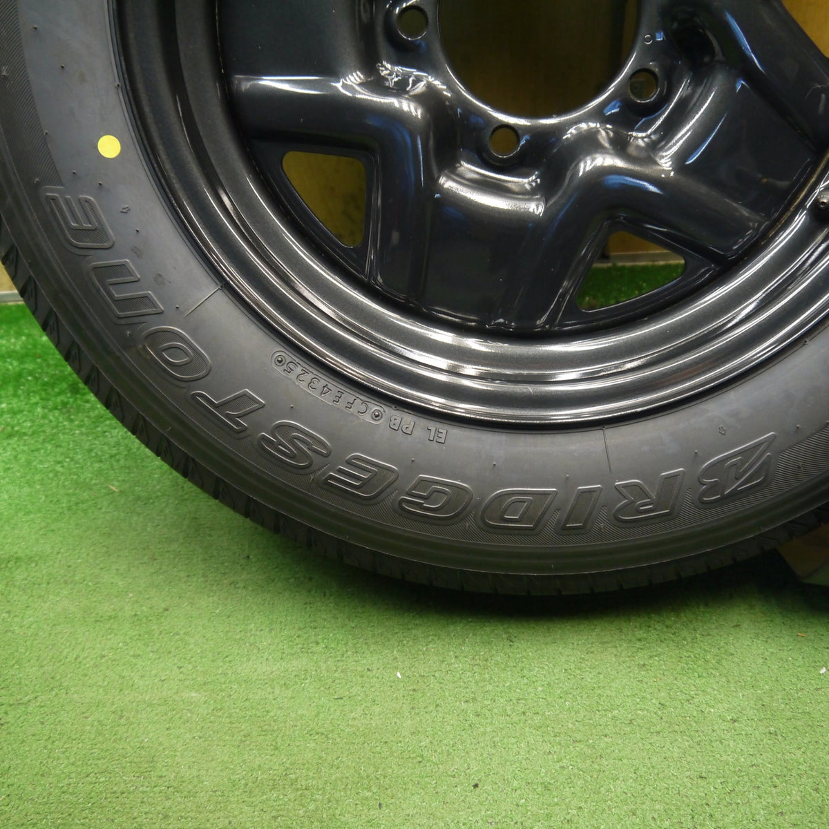 新車外し！25年！1本◎スズキ JB64 ジムニー 純正 スチール 175/80R16 ブリヂストン デューラー H/L 852 DUELER 16インチ PCD139.7/5H◎6091104Hノ