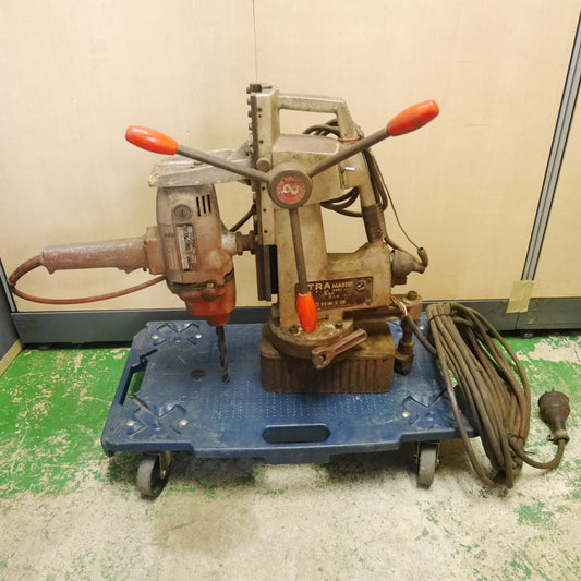 【岐阜発 直接引取限定】☆日東工器 ATRA MASTER 磁気ボール盤 M-250 アトラマスター 電動 工具 200V 穴あけ 加工 現状品☆