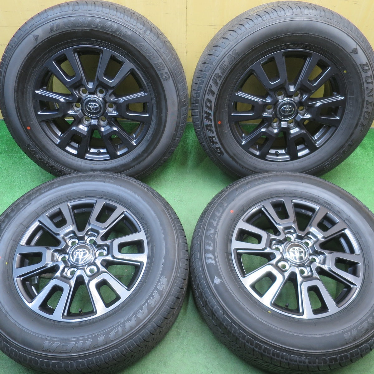 新車外し！24年★トヨタ ランクル 250 VX 純正 265/65R18 ダンロップ AT23 グラントレック 18インチ PCD139.7/6H★6051307NJノ