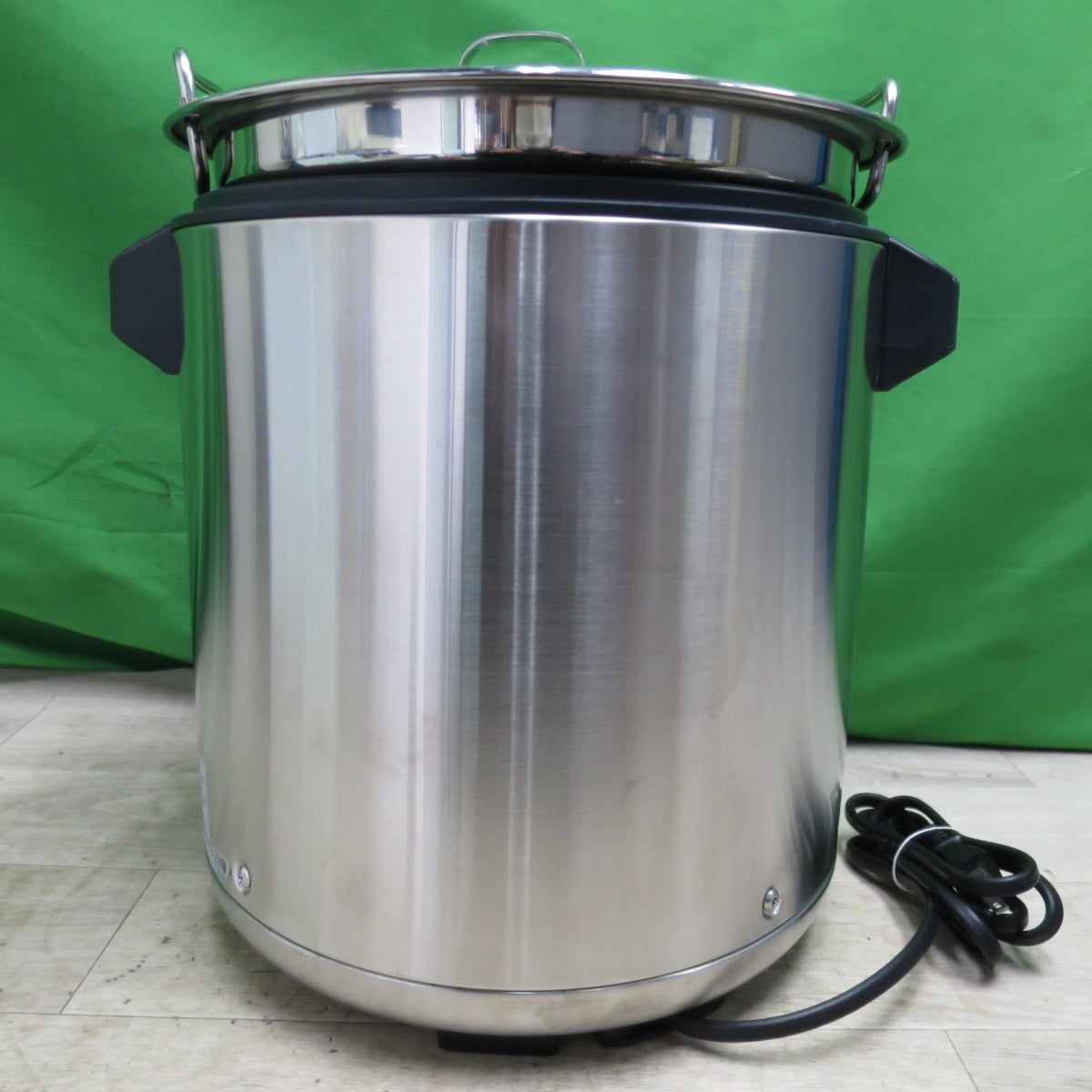 [送料無料] 美品☆象印 マイコン ステンレス スープジャー 100V TH-CU080 乾式 保温方式 ダブル ヒーター 2021年製 鍋☆