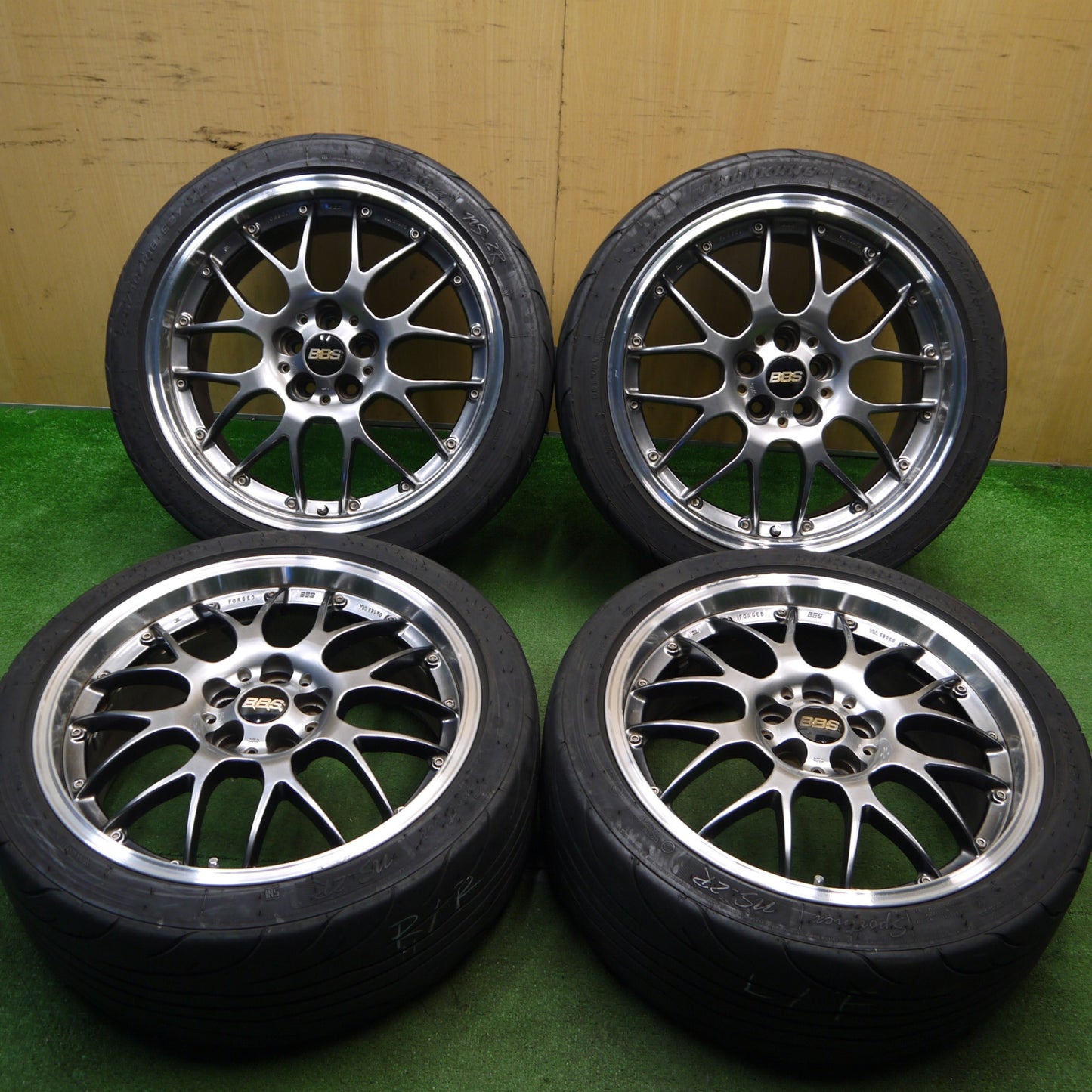 4本価格！22年★プリウス 等 BBS RS931H 225/40R18 ナンカン Sportnex NS-2R 18インチ PCD100/5H★5043009Hノ