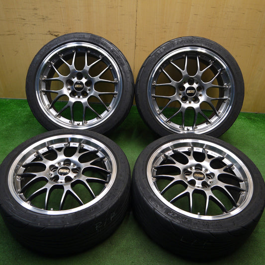 4本価格！22年★プリウス 等 BBS RS931H 225/40R18 ナンカン Sportnex NS-2R 18インチ PCD100/5H★5043009Hノ