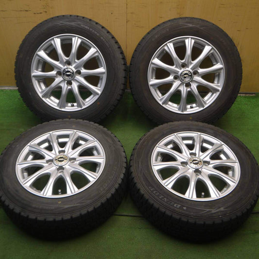 バリ溝！9分★スタッドレス 165/70R14 ダンロップ ウインターマックス WM01 AXEL アクセル 14インチ PCD100/4H★4072902Hス
