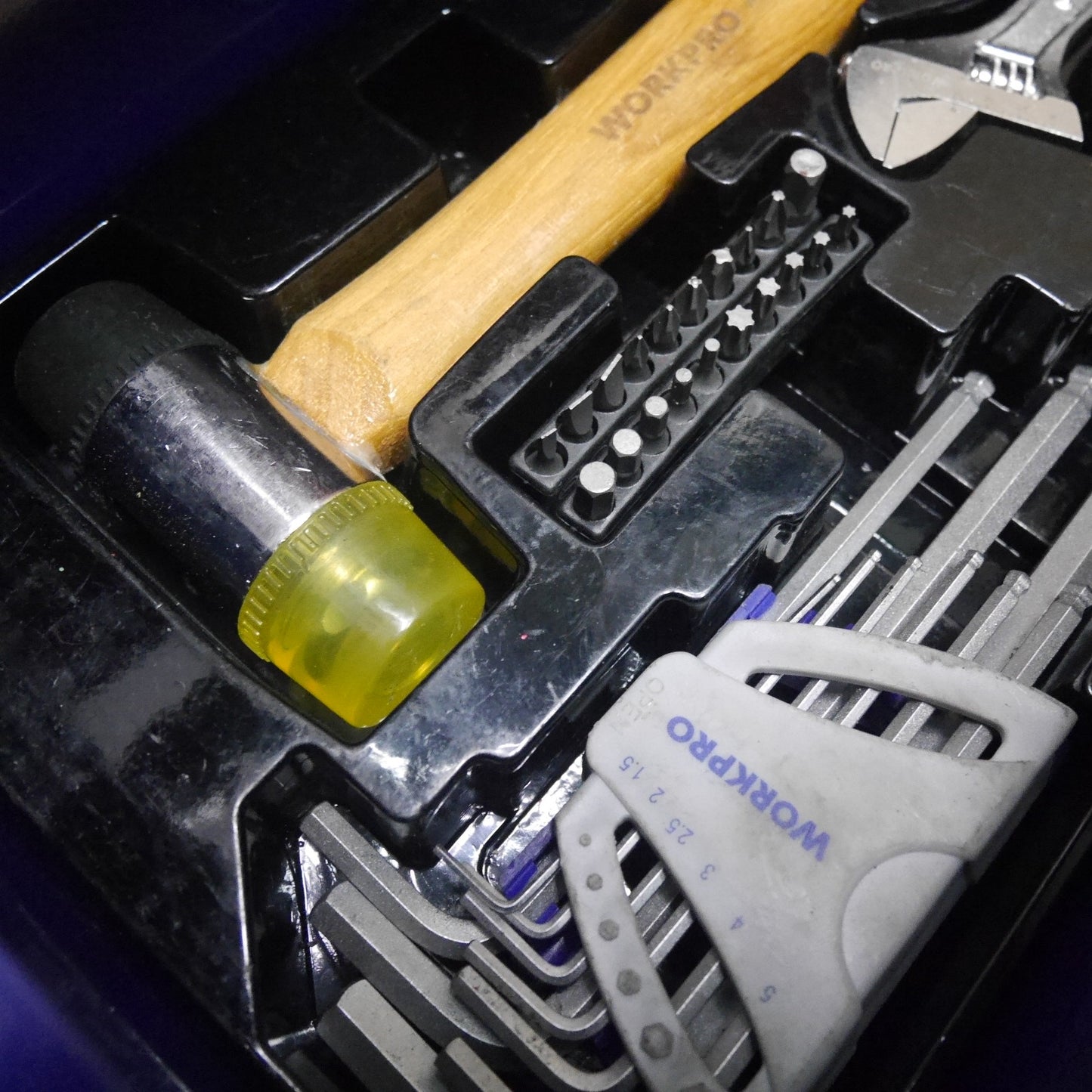 [送料無料] セット☆WORKPRO ハンド ツール セット 工具 道具 ドライバー モンキーレンチ ペンチ ソケット レンチ 等 ワークプロ☆