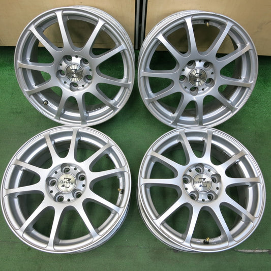 [送料無料] 4本価格★プリウス 等 ZEPHYR ゼファー インターミラノ 15インチ ホイール 15×6J PCD100/5H★4103108SYホ