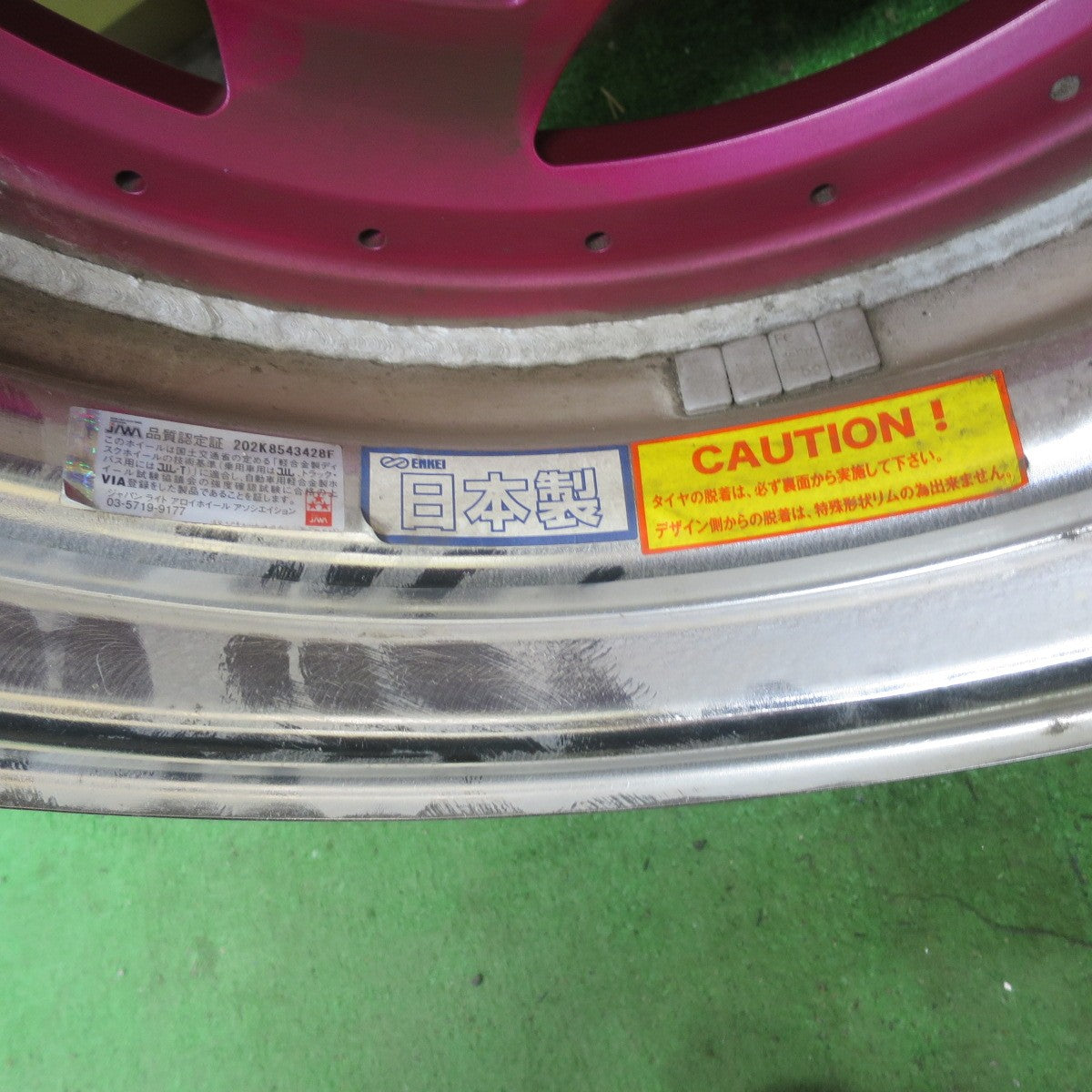 キレイ！24年★shallen オールドスクールスタイル STAR ENKEI 165/40R16 ヨコハマ DNA S.drive シャレン スター エンケイ 16インチ PCD100/4H★6042103イノ