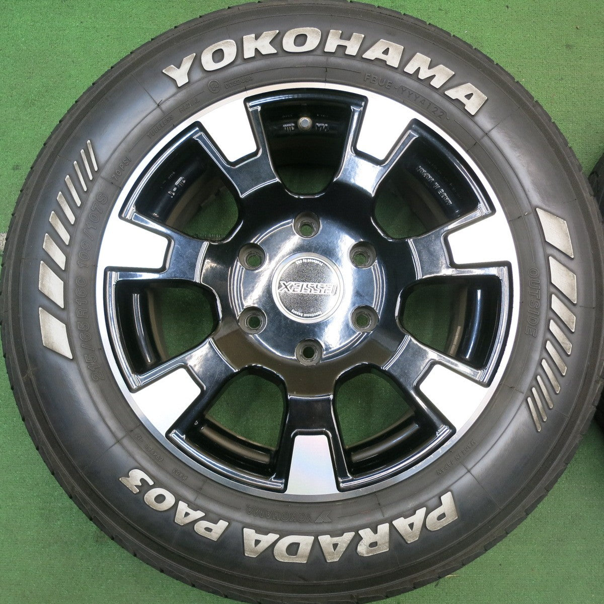 4本価格！22年★essex ES-16 CRS 215/65R16C 109/107S ヨコハマ PARADA PA03 エセックス 16インチ PCD139.7/6H★5071305HAノ