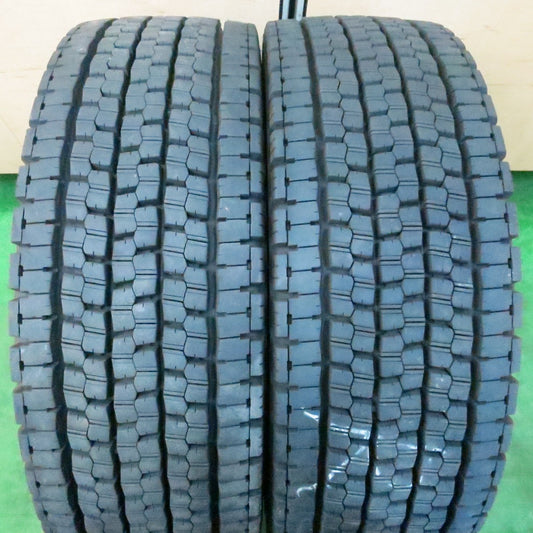 *送料無料* バリ溝！23年！9.5分以上★トラック タイヤ 245/70R19.5 136/134J スタッドレス ブリヂストン W999 19.5インチ★4050410ナス