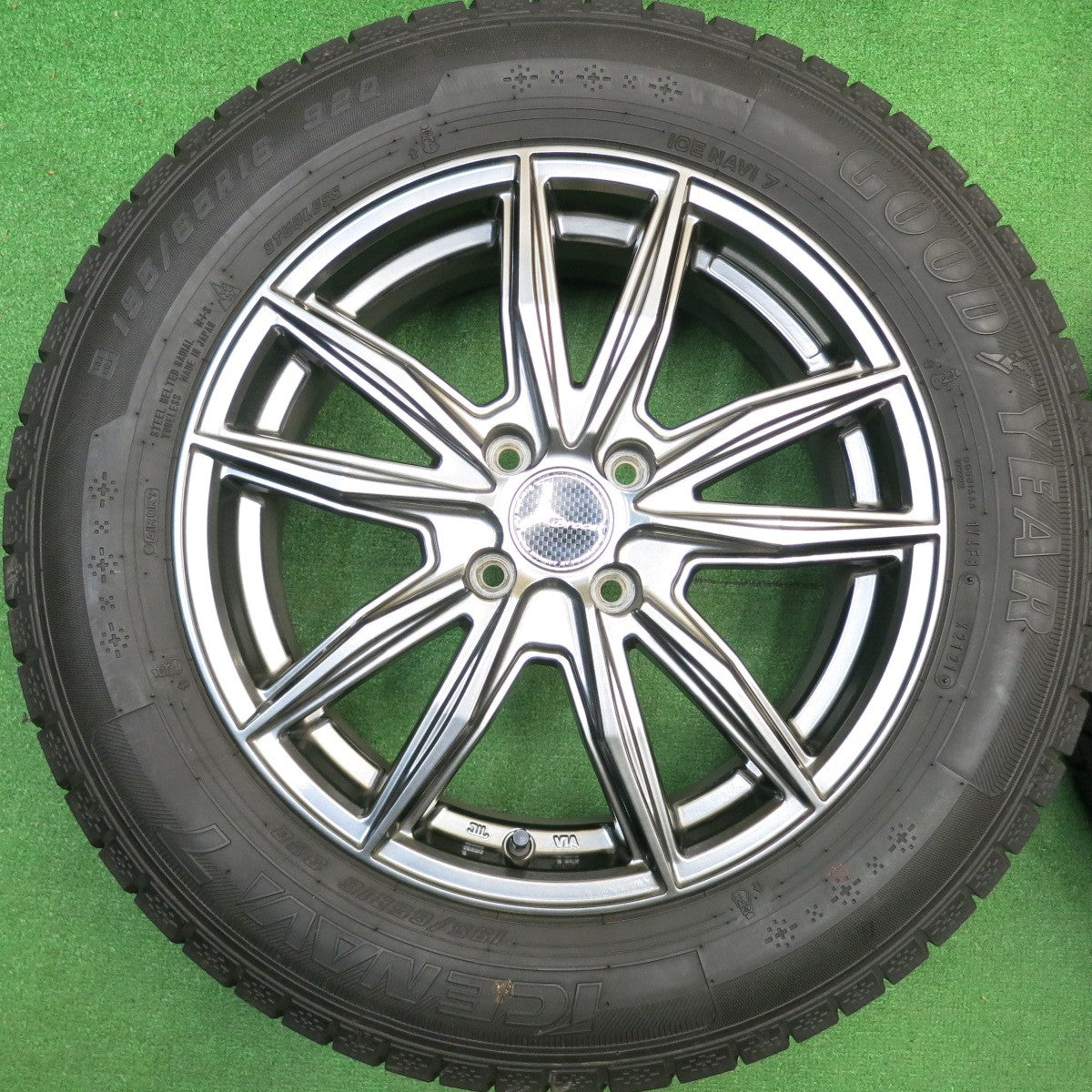 バリ溝！21年！9.5分以上★スタッドレス 195/65R16 グッドイヤー アイスナビ7 Rversion Brocer Rバージョン ブロッカー 16インチ PCD100/4H★5122102HAス