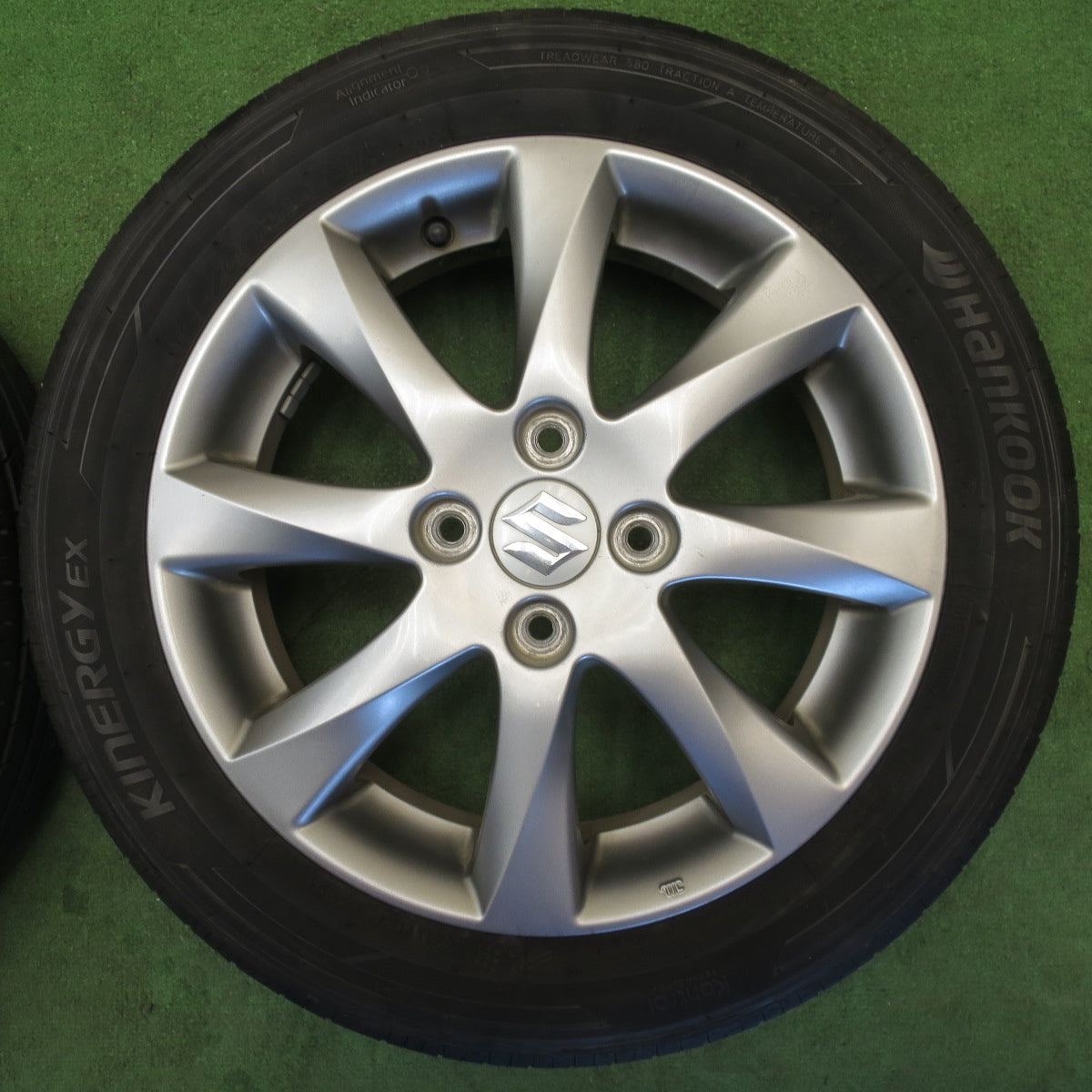 4本価格★スズキ MA15S ソリオ 純正 165/60R15 ハンコック キナジー EX 15インチ PCD100/4H★6051004NJノ