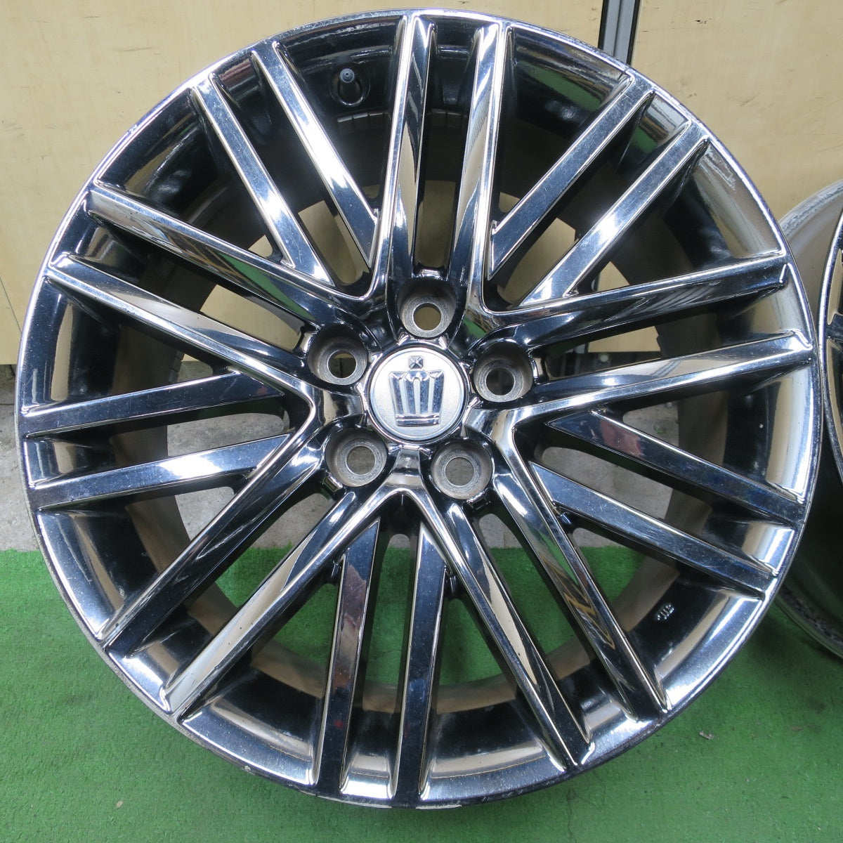 4本価格★トヨタ 210系 クラウン アスリート 純正 ホイール 18インチ 18×8J PCD114.3/5H★6070701NGホ