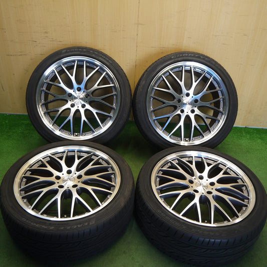 4本価格★LOXARNY MULTI FORCHETTA 245/40R19 グッドイヤー イーグル LS2000 hybrid2 ロクサーニ マルチフォルケッタ 19インチ PCD114.3/5H★6051205Hノ