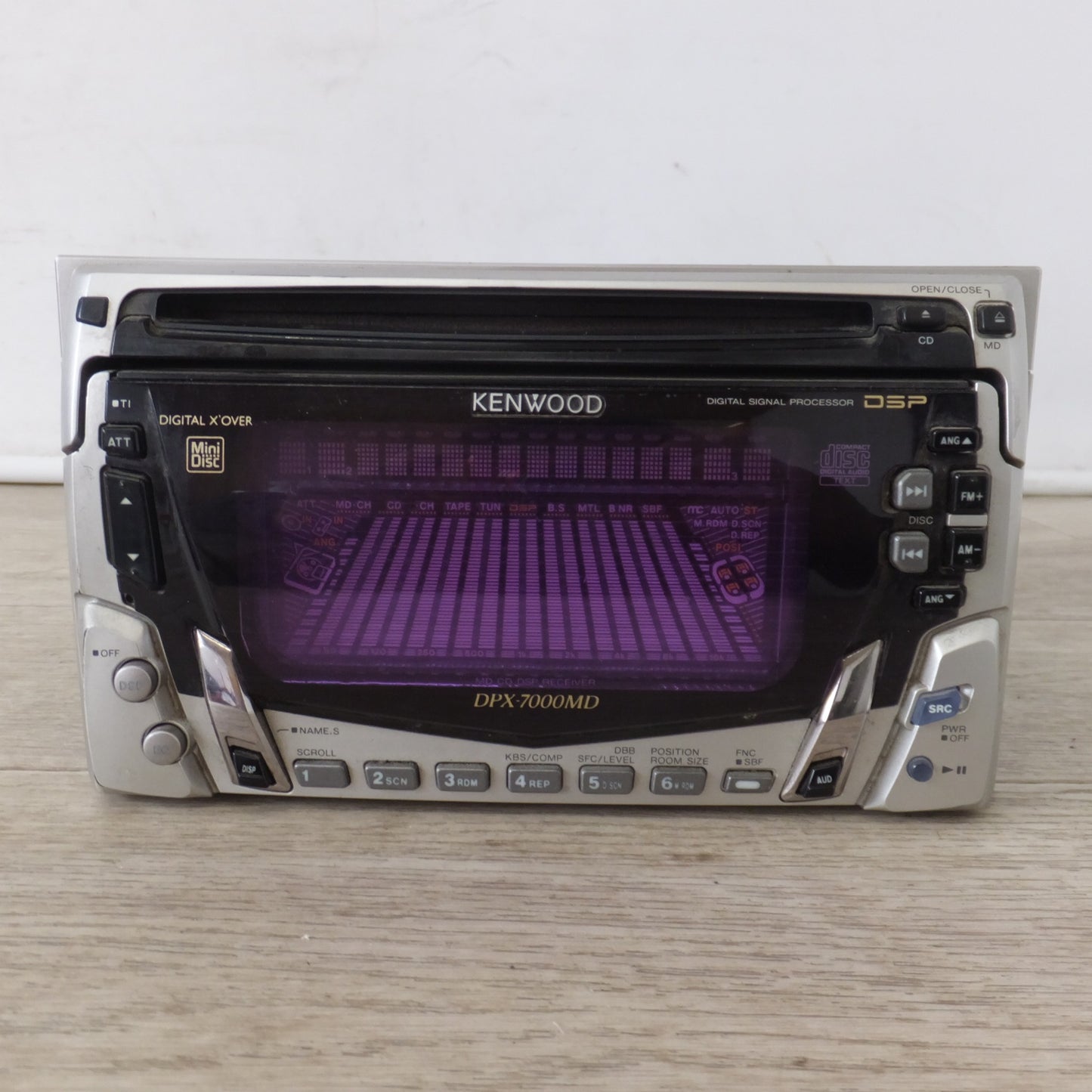 [送料無料] ジャンク★ケンウッド KENWOOD カーオーディオ 2DIN コンポ DPX-7000MD(17)★