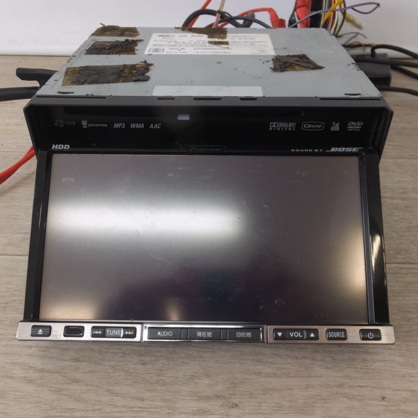[送料無料] ★パイオニア製 マツダ 純正 HDDナビ カーナビ AVIC-HRZ0077ZM NCP3 V6 650(17)★