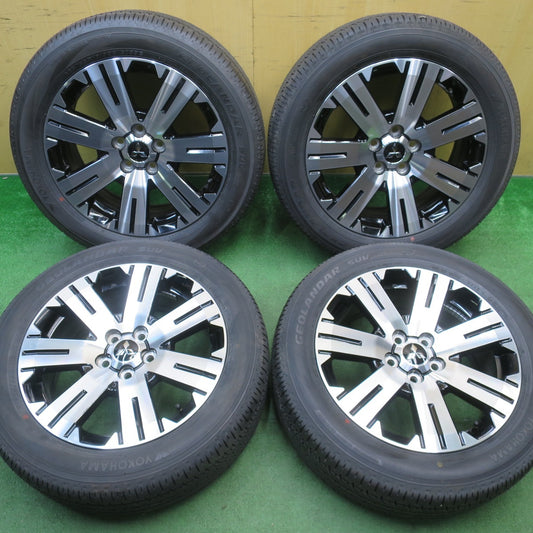 新車外し！23年★三菱 デリカ D:5 純正 ENKEI 225/55R18 ヨコハマ ジオランダー SUV G055 G055E 18インチ D5 PCD114.3/5H★6021101NJノ