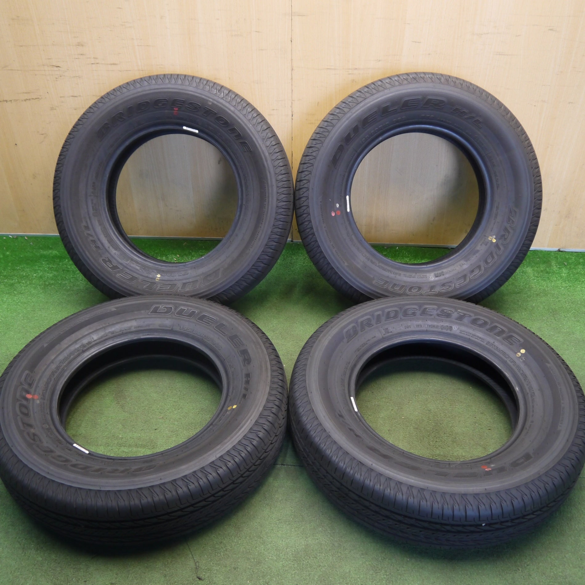 新車外し！25年☆195/80R15 ブリヂストン デューラー H/L 852 DUELER