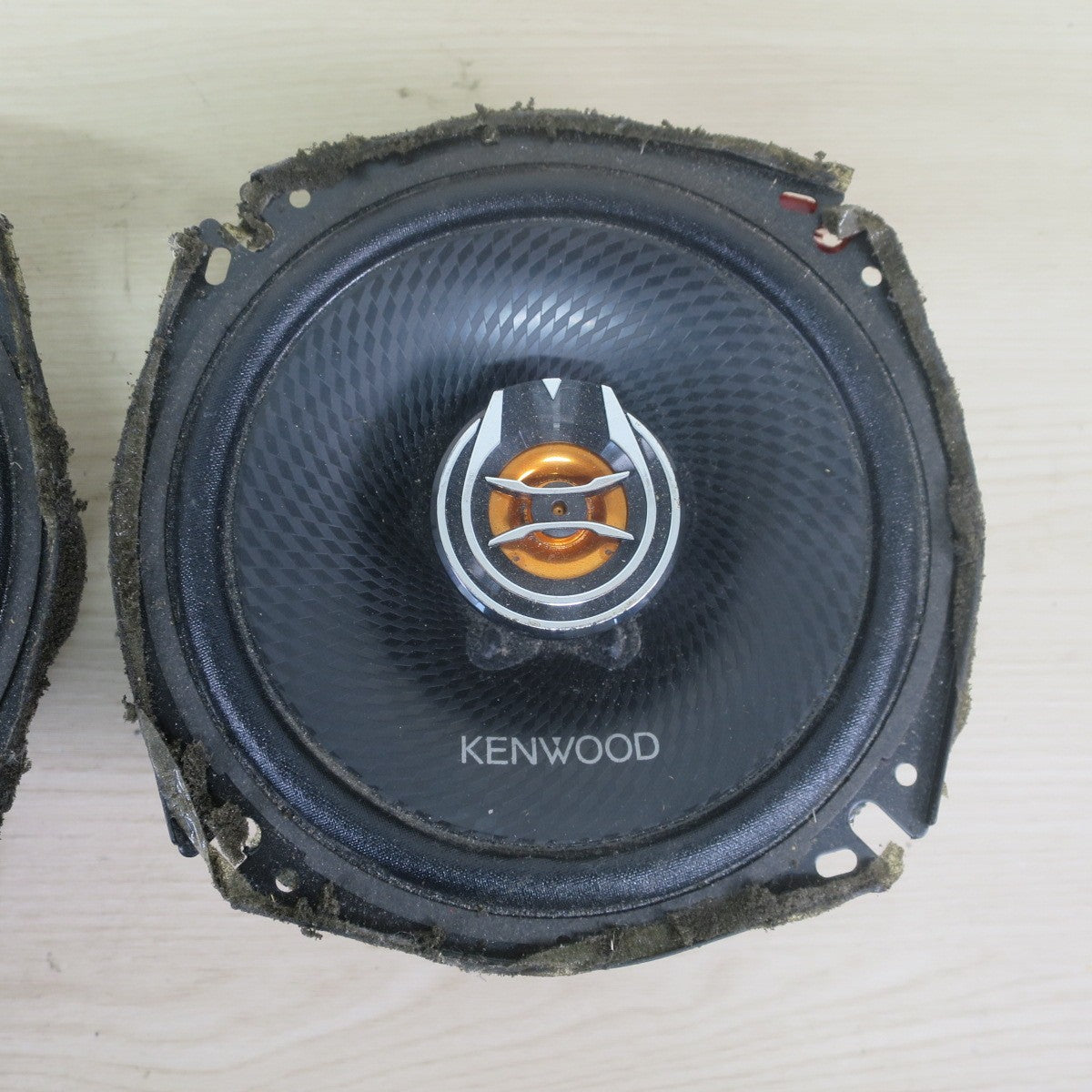 2点セット☆KENWOOD ケンウッド 17cm カスタム フィット スピーカー KFC-RS171 コアキシャル 2WAY スピーカー カー パーツ☆
