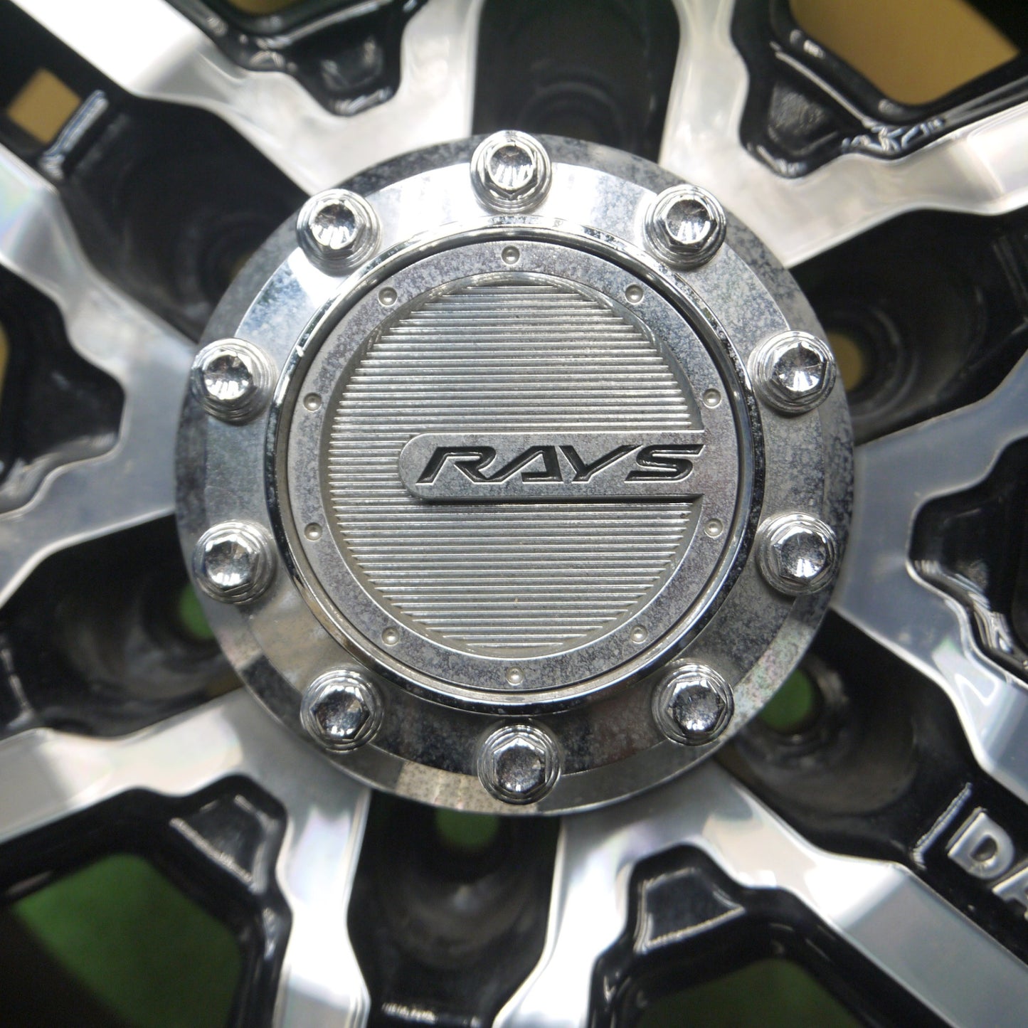 *送料無料* キレイ★RAYS DAYTONA FDX レイズ デイトナ 17インチ ホイール 17×8J PCD139.7/6H プラド ハイラックス等★4061204Hホ