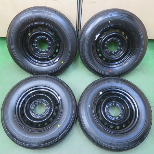 新車外し！23年◎トヨタ ハイエース 純正 スチール 195/80R15 107/105N ブリヂストン エコピア RD613 15インチ PCD139.7/6H◎6062601イノ