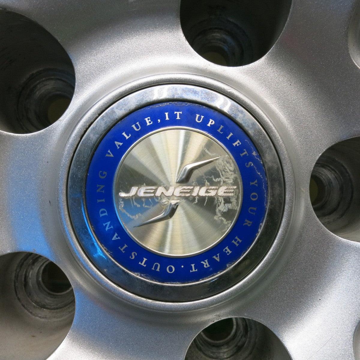 バリ溝！キレイ！9.5分★スタッドレス 225/65R17 ヨコハマ アイスガード G075 JENEIGE 社外 アルミ 17インチ PCD114.3/5H★6040508HAス