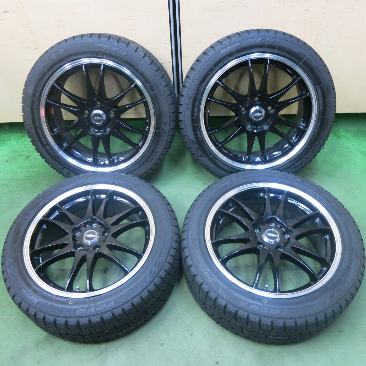 バリ溝！21年！キレイ！9.5分★スタッドレス 215/50R17 トーヨー ガリット GIZ X CROSS SPEED PREMIUM クロススピード 17インチ PCD114.3/5H★5120105SKス