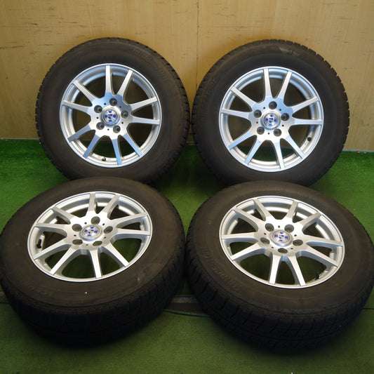 キレイ！23年◎スタッドレス 195/65R15 ブリヂストン アイスパートナー2 GMach 15インチ PCD114.3/5H◎6081706Hス