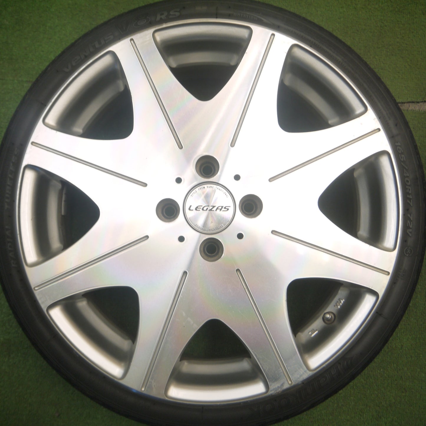 [送料無料] 4本価格★LEGZAS D800 165/40R17 ハンコック ベンタス V8 RS レグザス 17インチ PCD100/4H★5022502Hノ
