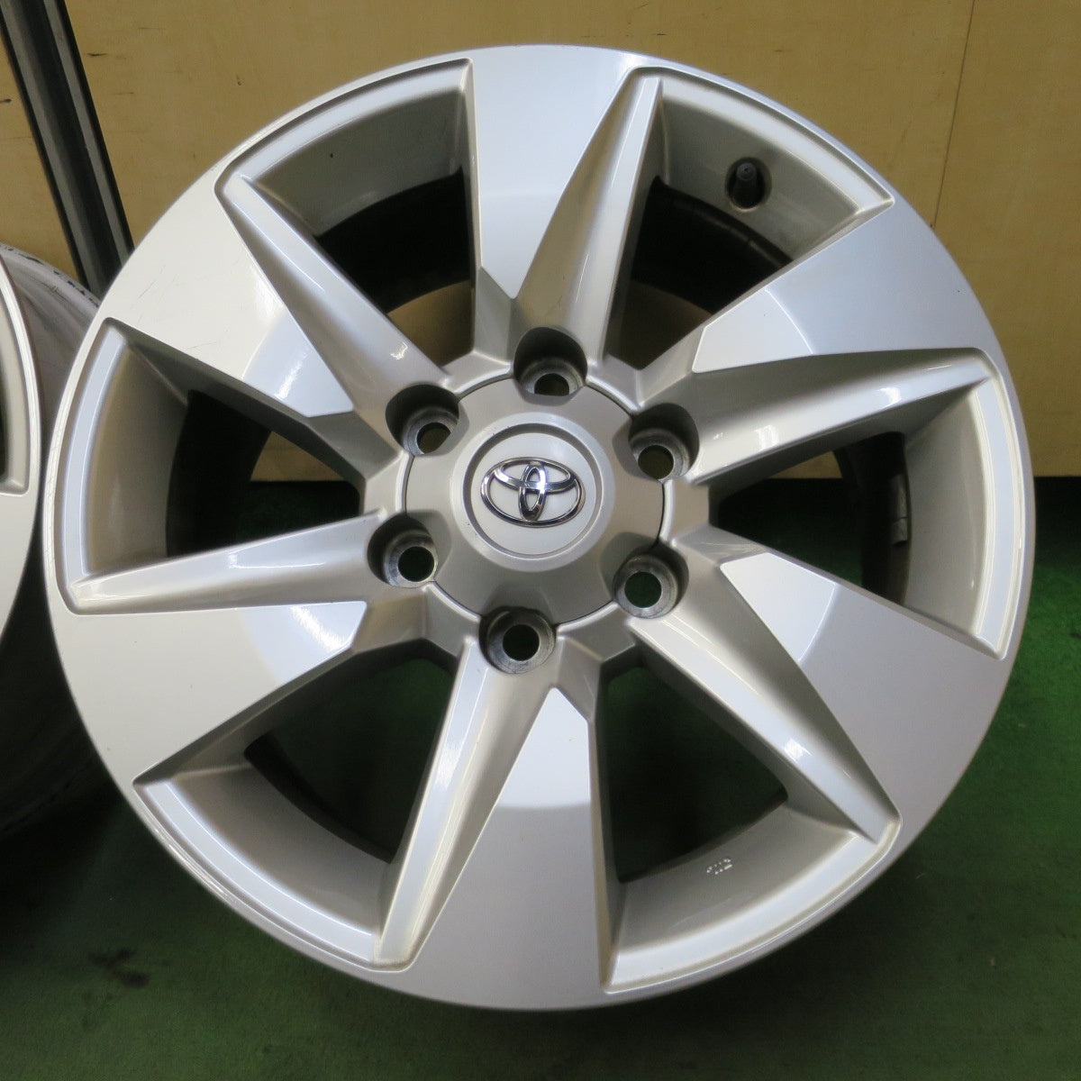 4本価格◎トヨタ 150系 ランクル プラド 純正 ホイール 17インチ 17×7.5J PCD139.7/6H◎6080403NGホ