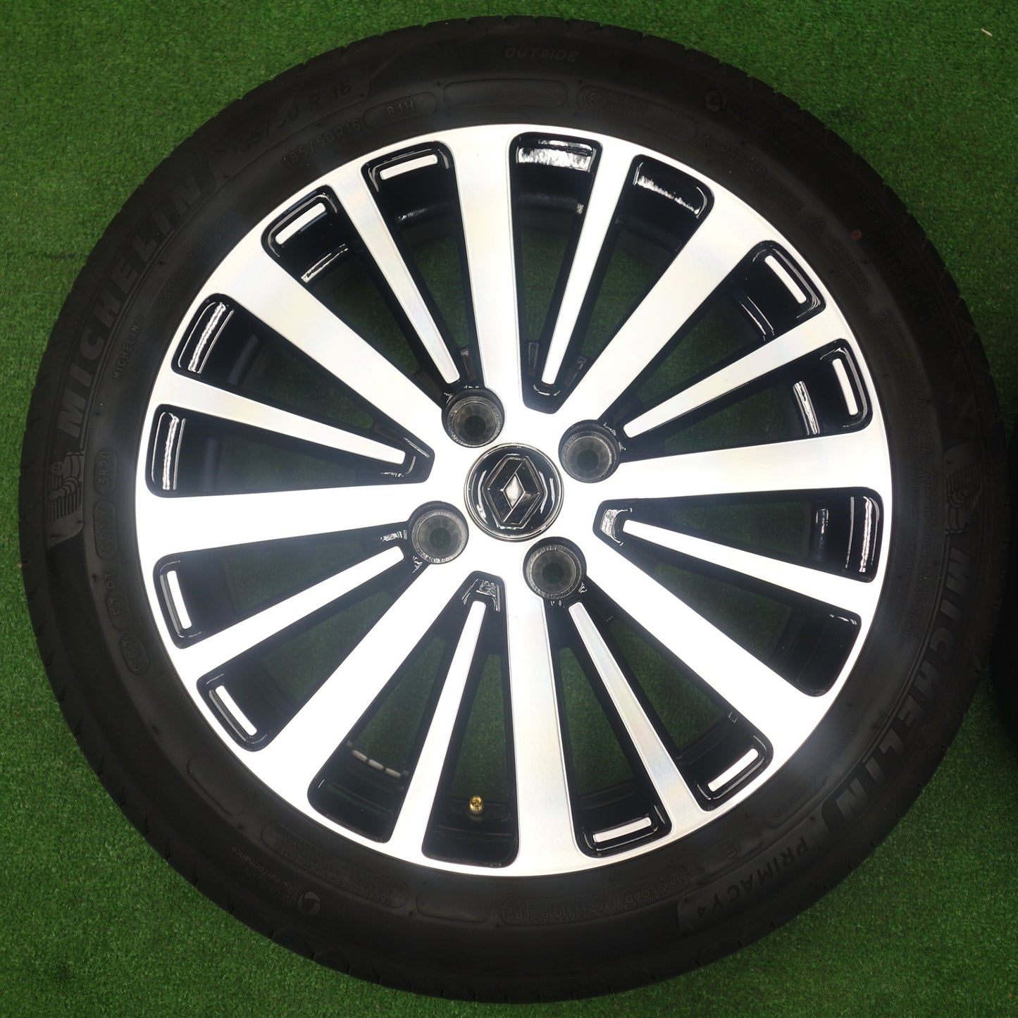 バリ溝！8.5分★ルノー トゥインゴ インテンス 純正 185/50R16 205/45R16 ミシュラン プライマシー4 16インチ PCD100/4H★6013102KTノ