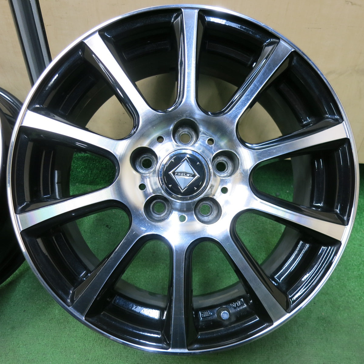 [送料無料] 4本価格★プリウス 等 RiZLEY weds ライツレー ウェッズ 15インチ ホイール 15×6J PCD100/5H★5031212SYホ