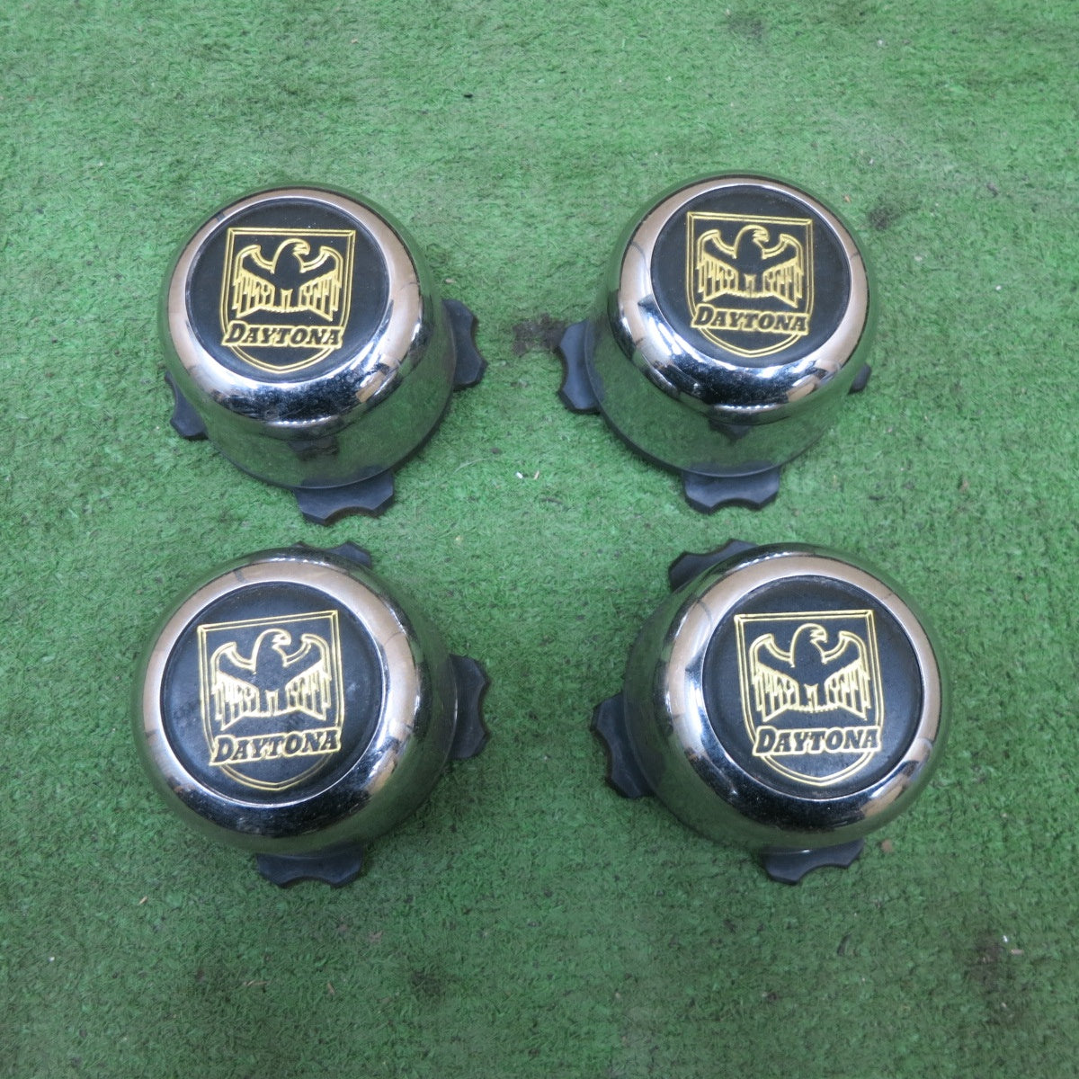 キャップ＆トリムリング付き！キレイ★DAYTONA STYLE 165/55R14 セイバーリング SL201 デイトナ スタイル スチール 14インチ PCD100/4H★6012307ナノ