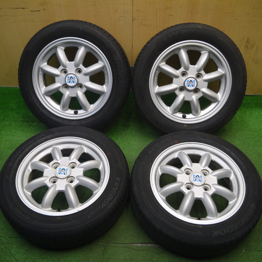 [送料無料] 4本価格★ダイハツ ミラジーノ ミニライト MINILITE 純正 155/65R14 ハンコック キナジー ECO2 14インチ PCD100/4H★5012011Hノ
