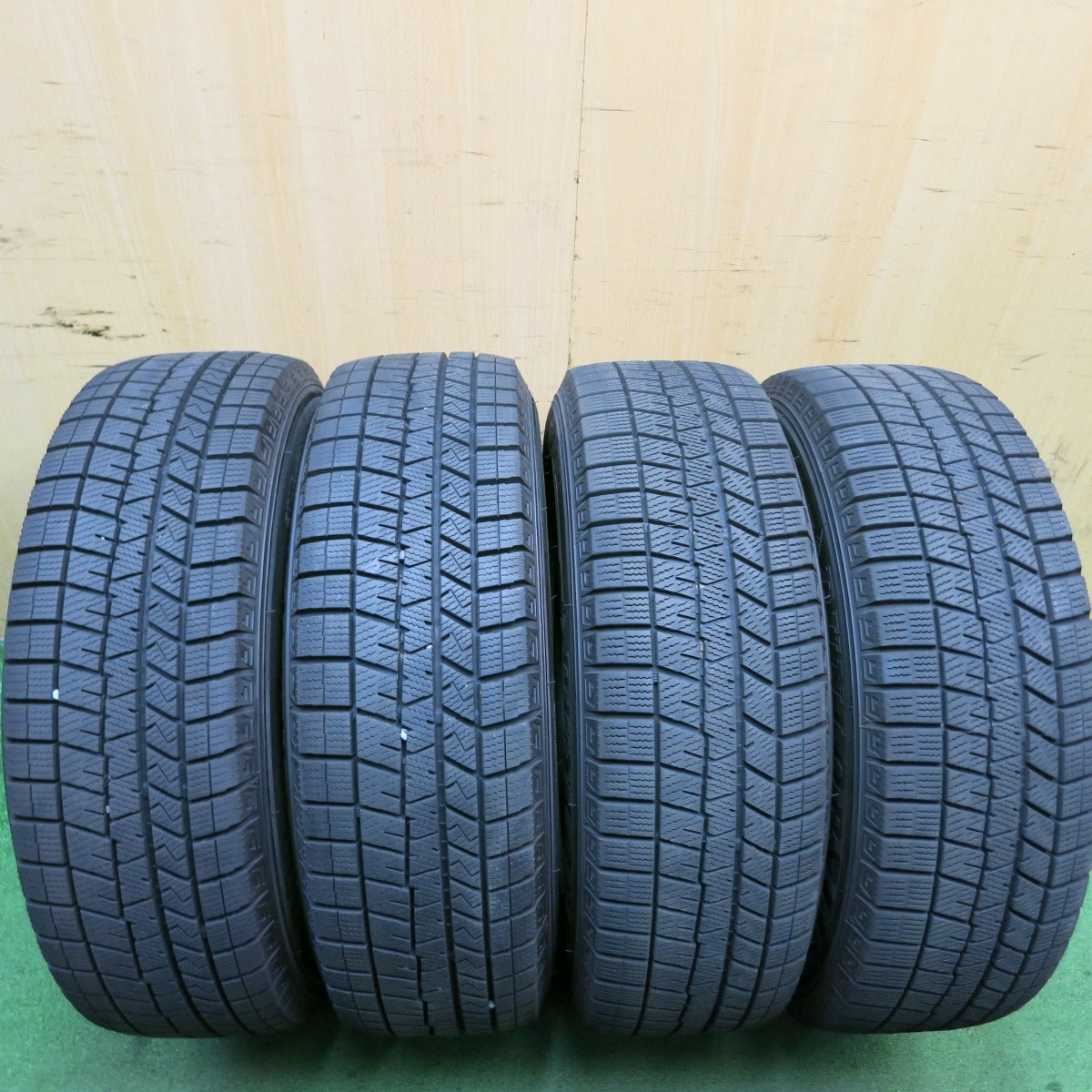 バリ溝！22年！キレイ！9.5分以上★スタッドレス 185/65R15 ダンロップ ウインターマックス 03 スチール ホイール 15インチ PCD114.3/5H★5051602AKス
