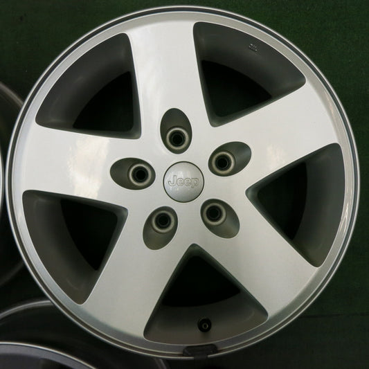 5本価格★JEEP ジープ JK ラングラー 純正 ホイール 17インチ 17×7.5J PCD127/5H★6071105HAホ