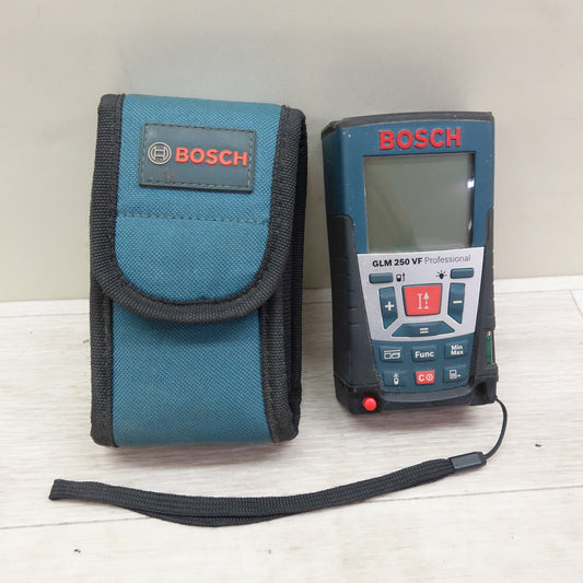 [送料無料] ☆ボッシュ レーザー 距離計 GLM250VF ソフトケース付き 測定範囲 0.05〜250m BOSCH☆