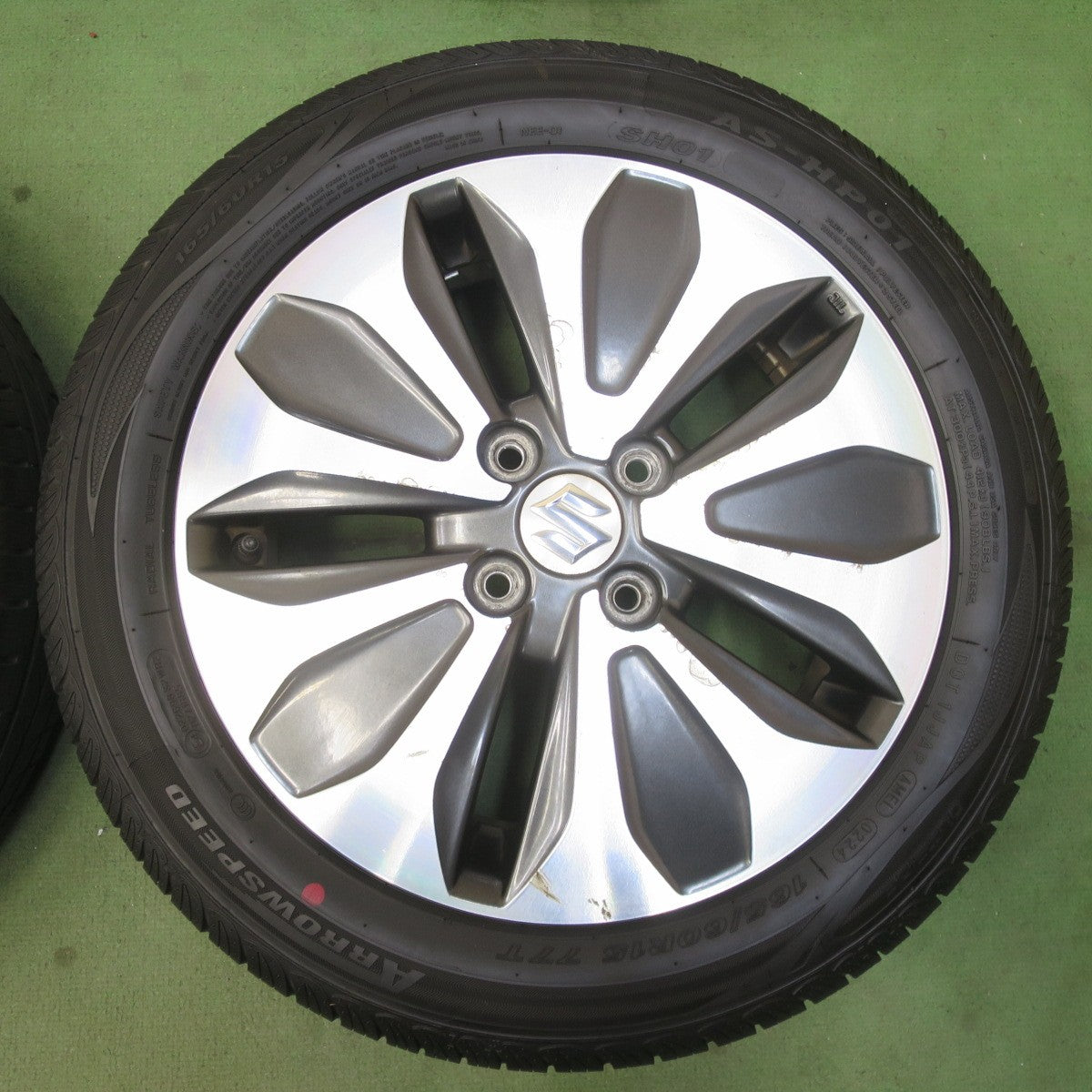 バリ溝！24年！8.5分★スズキ MA15S ソリオ 純正 165/60R15 ARROWSPEED AS-HP01 SH01 15インチ PCD100/4H★6042907イノ