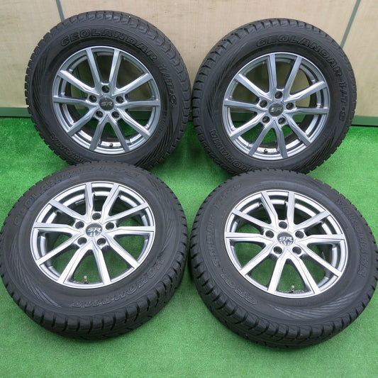[送料無料] バリ溝！21年！キレイ！9.5分★スタッドレス 215/65R16 ヨコハマ ジオランダー i/T-S STRANGER ストレンジャー 16インチ PCD114.3/5H★4102907HAス