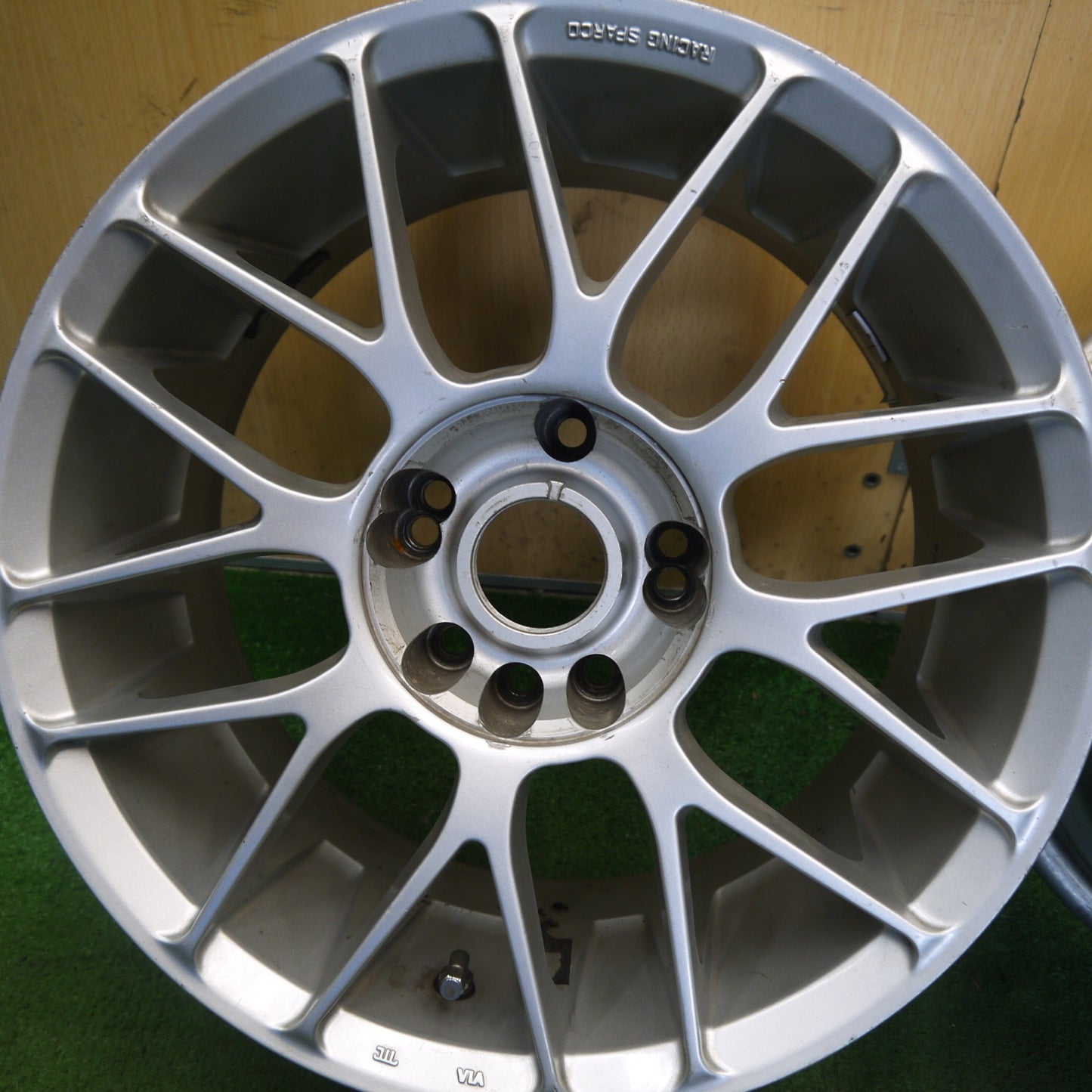 2本価格★RACING SPARCO NS-Ⅱ 16インチ ホイール レーシング スパルコ NS-2 16×8JJ PCD114.3/4H 5H マルチ★6061702Hホ