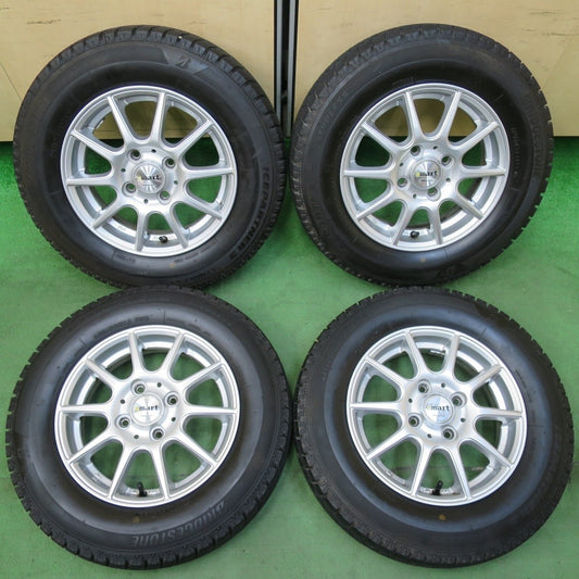 バリ溝！23年！9.5分以上★スタッドレス 145/80R13 ブリヂストン アイスパートナー2 smart MANARAY SPORT スマート マナレイ 13インチ PCD100/4H★5013112イス