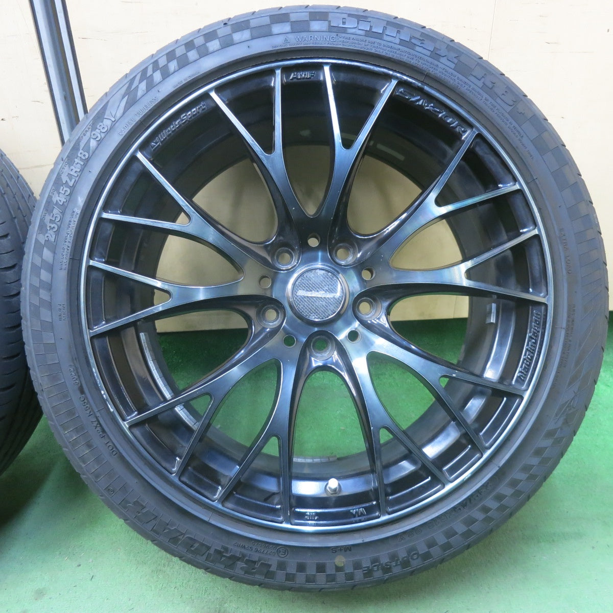 4本価格！22年★WedsSport SA-20R AMF 235/45R18 レーダー Dimax R8+ 18インチ ウェッズスポーツ PCD114.3/5H★6022405SKノ