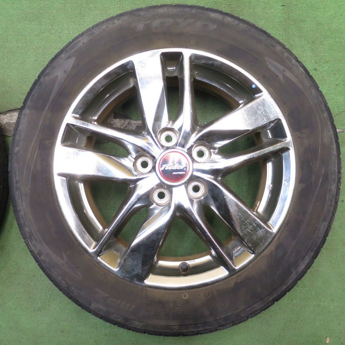 4本価格！21年★日産 C26 セレナ ライダー 純正 AUTECH 195/60R16 トーヨー トランパス MPZ Rider オーテック 16インチ PCD114.3/5H★5072904NJス