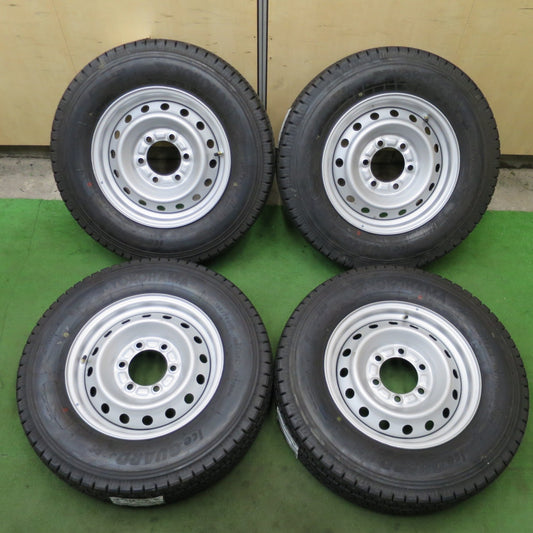 未使用★スタッドレス 195/75R15 109/107L 12PR ヨコハマ アイスガード iG91 スチール ホイール 15インチ PCD139.7/6H★6030901ナス