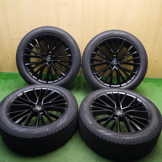 超バリ溝!24年!キレイ!9.5分以上★レクサス RX Fスポーツ 純正 235/50R20 スタッドレス ピレリ アイスゼロ アシンメトリコ 20インチ PCD114.3/5H★5052103NJス