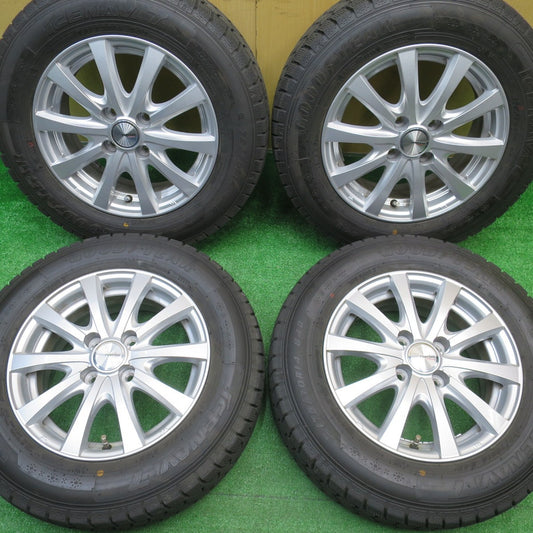 バリ溝！キレイ！9.5分★スタッドレス 175/70R14 グッドイヤー アイスナビ7 ravrion RS01 ラブリオン 14インチ PCD100/4H★5102804NJス