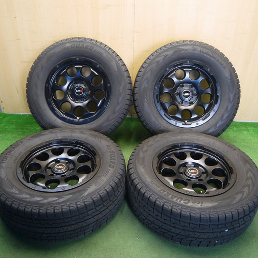バリ溝！23年！キレイ！9.5分★Lehrmeister GEAR CS-9 LMG 265/65R17 スタッドレス ヨコハマ アイスガード G075 レアマイスター 17インチ PCD139.7/6H★6042103Hス